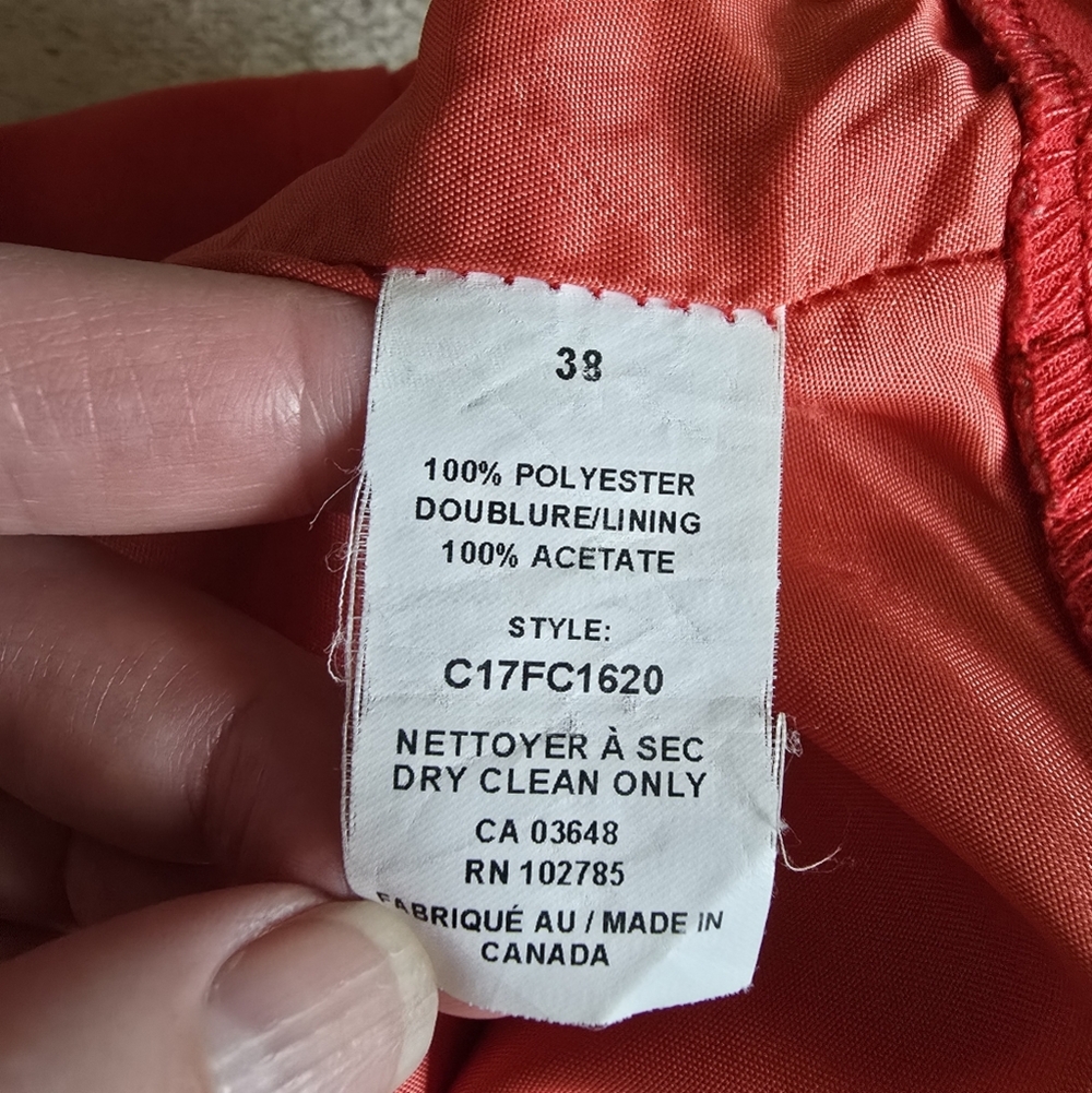 Sandra Angelozzi red pencil skirt size 38 - Picture 9 of 10